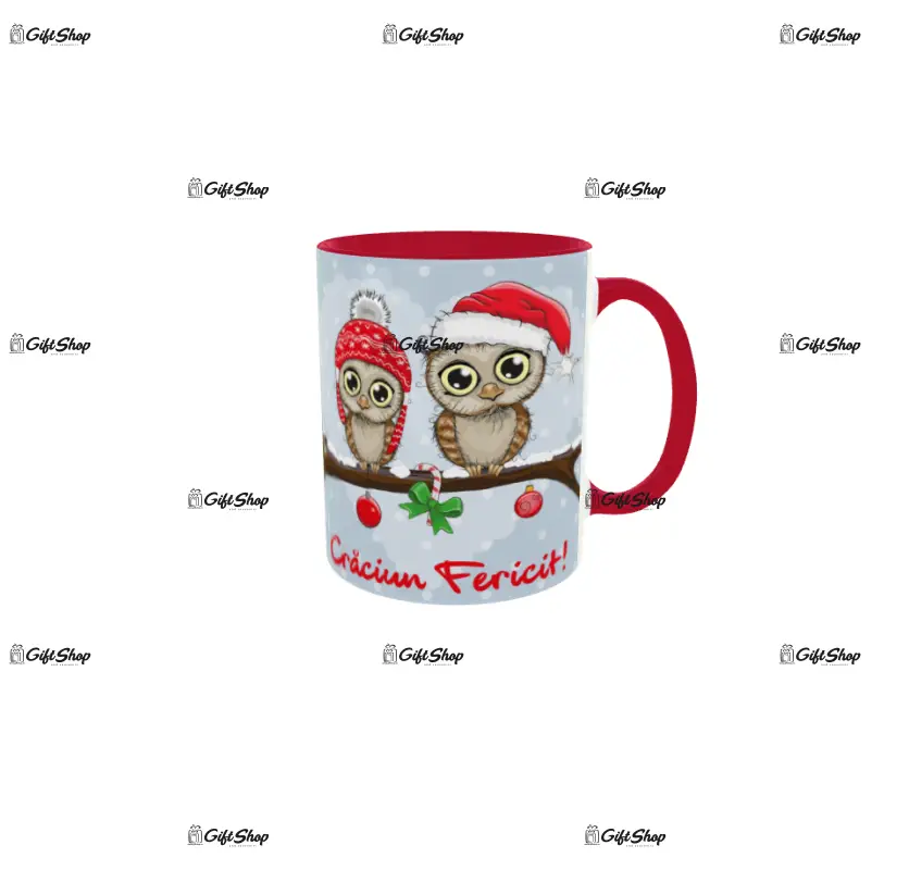 Craciun fericit, cana ceramica, 330ml, model cgs1710